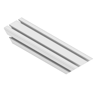 MODULAR SOLUTIONS ALUMINUM GUSSET<br>45MM X 90MM STRENGTHING ELEMENT CUT AT A 45 DEG ANGLE THAT CREATES STURDIER 90DEG CONNECTIONS 360MM